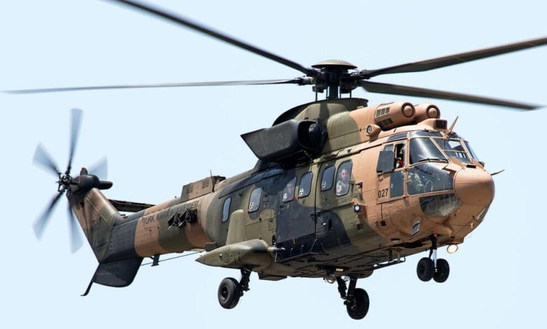 Bitlis Tatvan'da AS532 Cougar Helikopter Düştü 11 Şehit 8 AS532 Cougar Helikopter