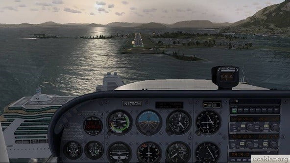 Uçak Oyunları Microsoft Flight Simulator X Oyun İçi Görüntüsü 1